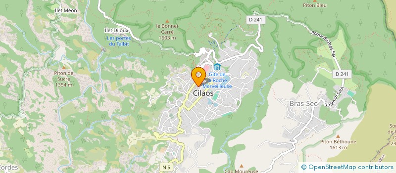 localisation de l'entreprise MADAME RUKMINY PAYET à CILAOS