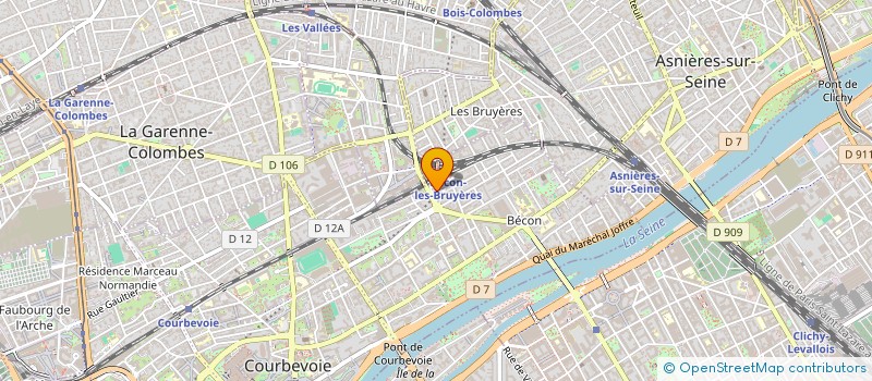 localisation de l'entreprise MADAME RUN ZHANG à COURBEVOIE