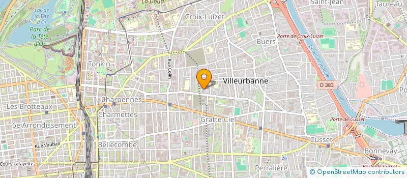 localisation de l'entreprise MADAME RUOJING LI à VILLEURBANNE