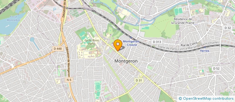 localisation de l'entreprise MADAME RUPHINE BANUNI DIAKANUA  MONTGERON