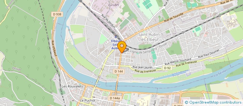 localisation de l'entreprise MADAME RUPINDER KAUR  SAINT-AUBIN-LES-ELBEUF