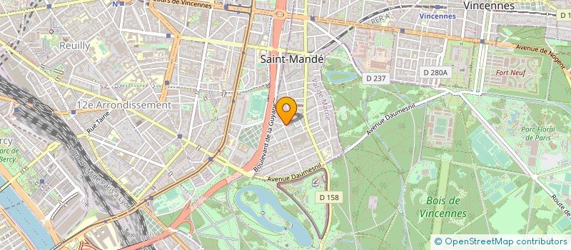 localisation de l'entreprise MADAME RUSHUANG YANG à SAINT-MANDE