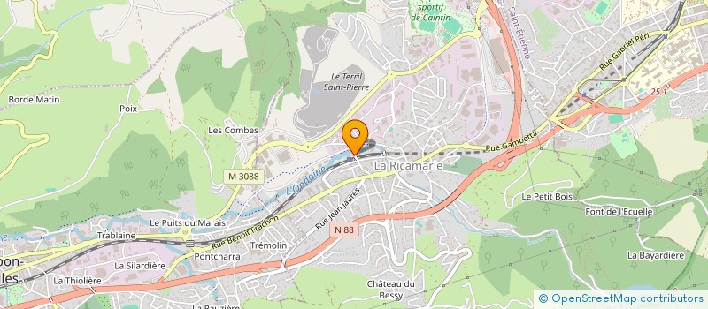 localisation de l'entreprise MADAME RUSKA ANDREEVA  LA RICAMARIE