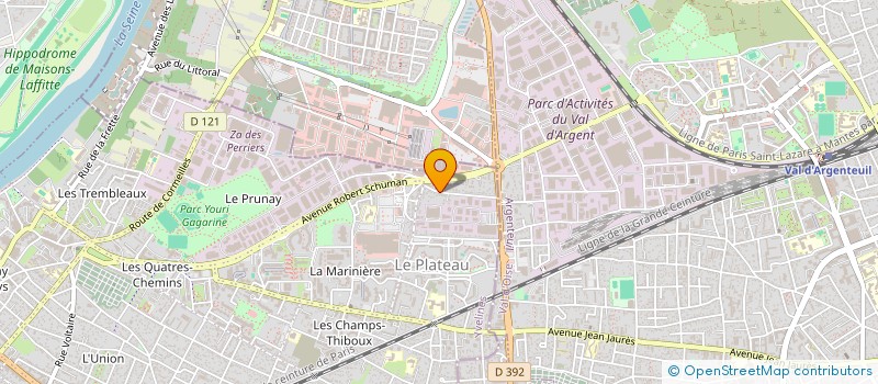 localisation de l'entreprise MADAME RUSLAN BAZAVLIAK  SARTROUVILLE