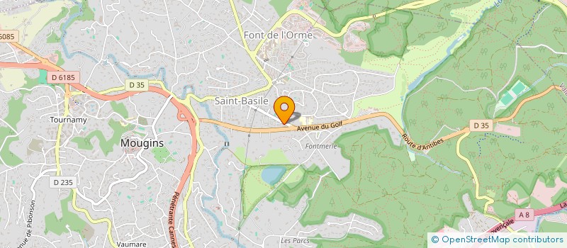 localisation de l'entreprise MADAME RUSLANA KYRYLENKO à MOUGINS