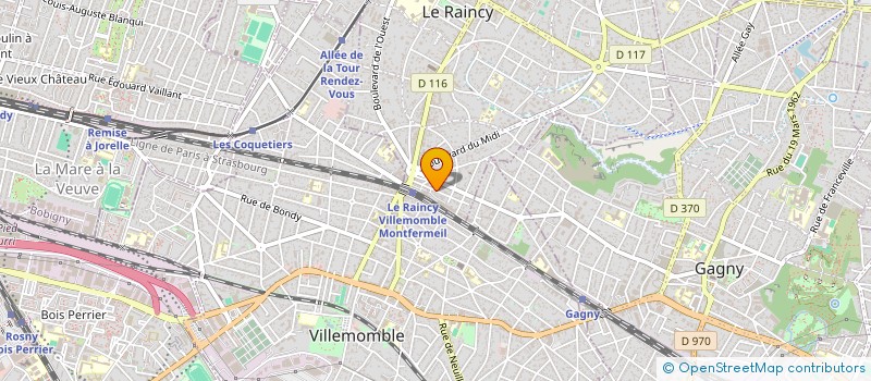 localisation de l'entreprise MADAME RUSLANA LESANU à LE RAINCY