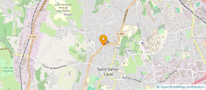 localisation de l'entreprise MADAME RUTE CALDES  SAINT-GENIS-LAVAL