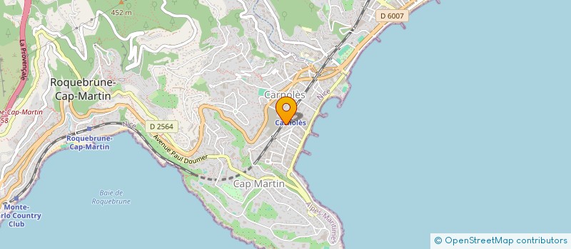 localisation de l'entreprise MADAME RUTE RODRIGUES à ROQUEBRUNE-CAP-MARTIN