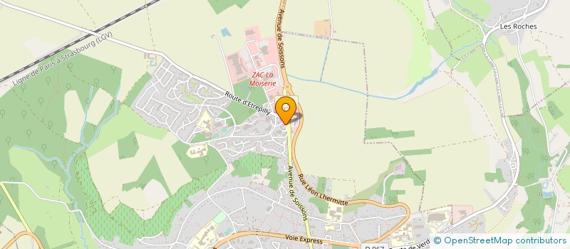 localisation de l'entreprise MADAME RUTH ABLE SAKO  CHATEAU-THIERRY