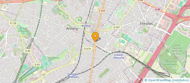 localisation de l'entreprise MADAME RUTH ANGELINA MARTINS à ANTONY