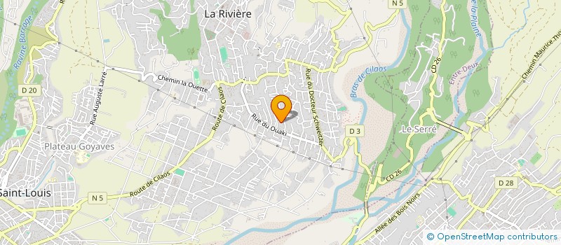 localisation de l'entreprise MADAME RUTH BADIN à SAINT-LOUIS