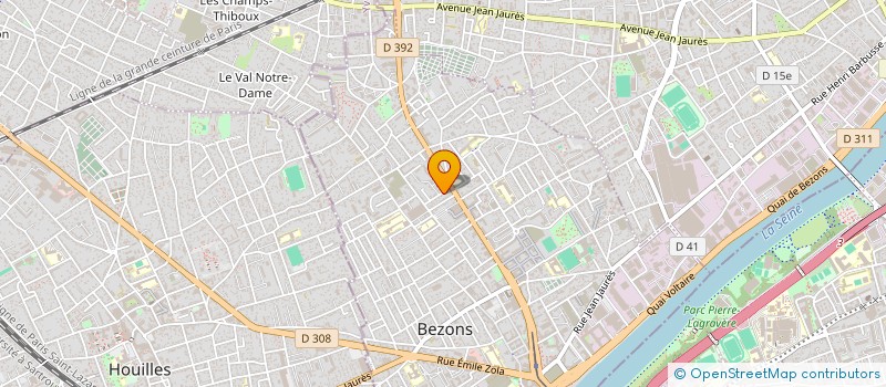 localisation de l'entreprise MADAME RUTH BAYNE à BEZONS