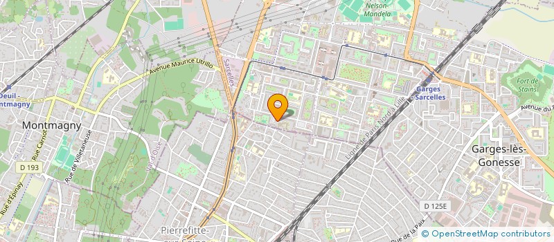 localisation de l'entreprise MADAME RUTH BOKUNDI KANDOKULU  SARCELLES