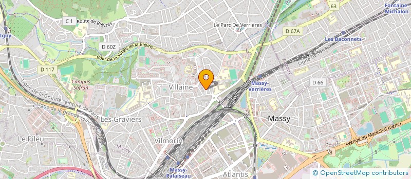 localisation de l'entreprise MADAME RUTH COHEN  MASSY
