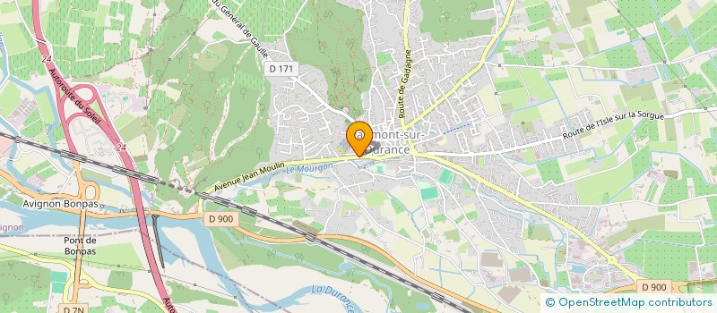 localisation de l'entreprise MADAME RUTH DAHOUTA NODJIMADJI  CAUMONT-SUR-DURANCE