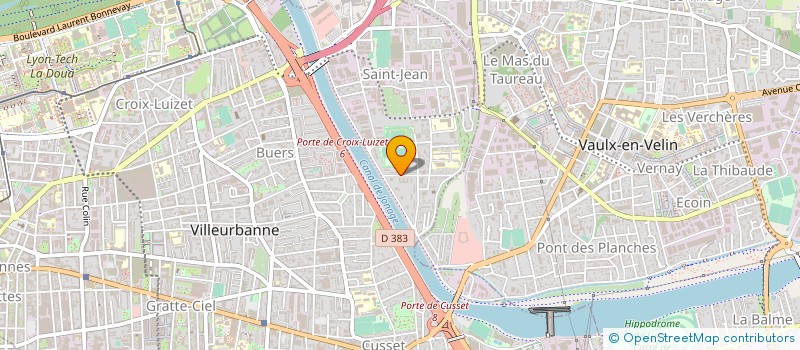 localisation de l'entreprise MADAME RUTH DREYFUS  VILLEURBANNE