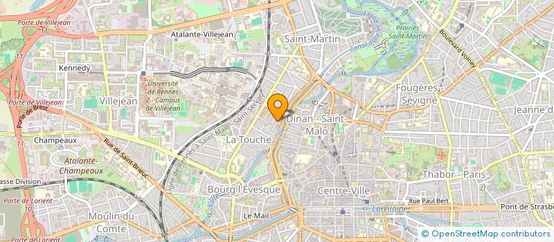 localisation de l'entreprise MADAME RUTH ELLEN BALSHAW  RENNES