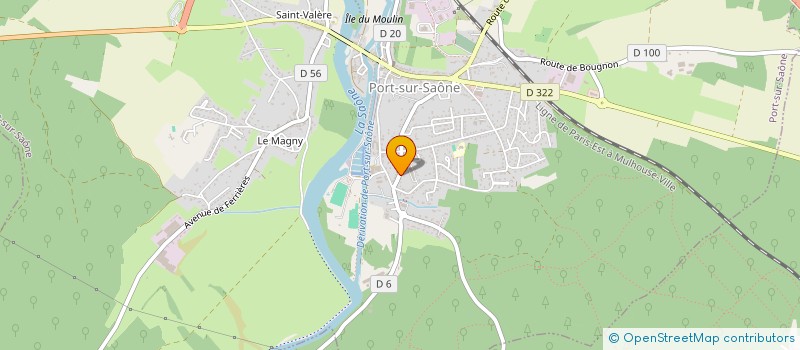 localisation de l'entreprise MADAME RUTH ELLENBERGER-ZOLLIG  PORT-SUR-SAONE