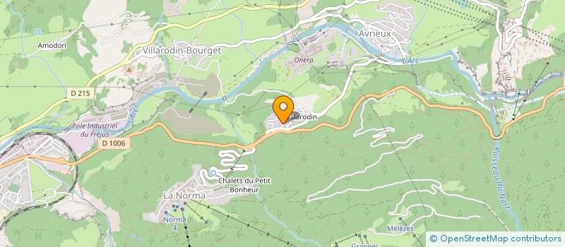 localisation de l'entreprise MADAME RUTH ETCHEVERRY  VILLARODIN-BOURGET