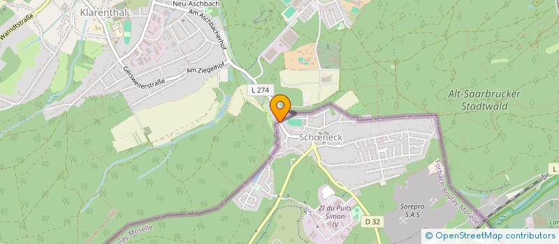 localisation de l'entreprise MADAME RUTH GAMBIT MBAKOP  SCHNECK