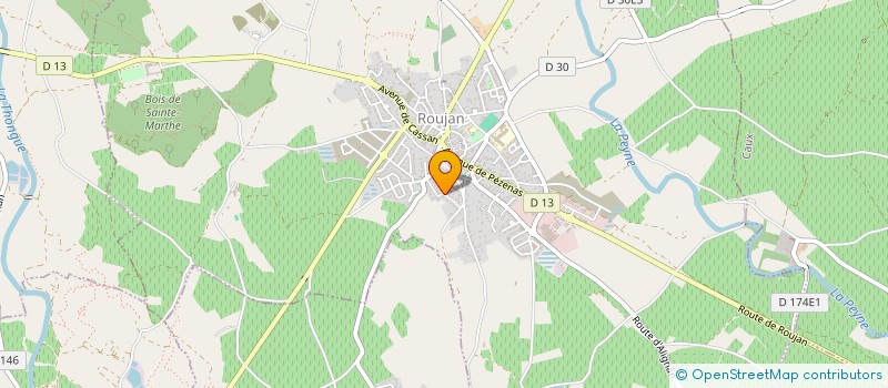 localisation de l'entreprise MADAME RUTH GLASBY  ROUJAN