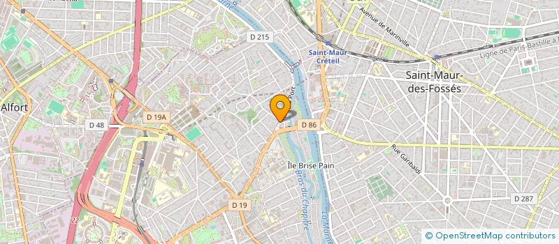 localisation de l'entreprise MADAME RUTH GUEYE  CRETEIL