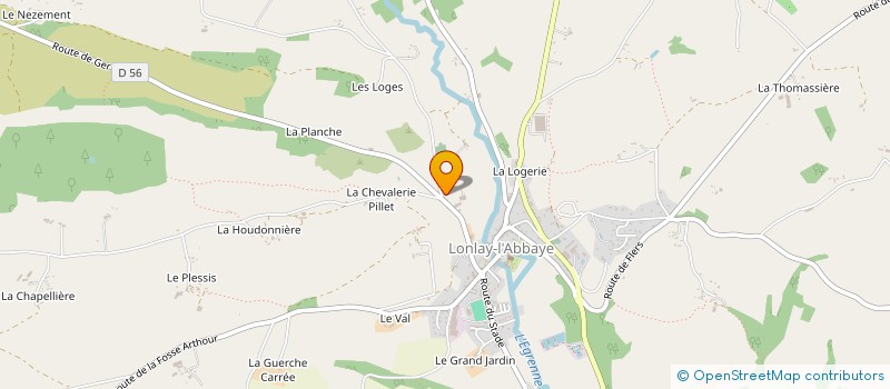 localisation de l'entreprise MADAME RUTH HARRISON à LONLAY-L'ABBAYE