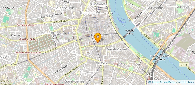 localisation de l'entreprise MADAME RUTH JAHODA  BORDEAUX