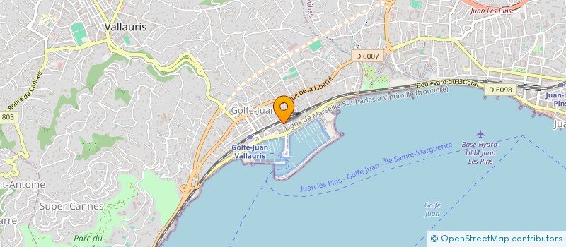 localisation de l'entreprise MADAME RUTH LEATHER à VALLAURIS