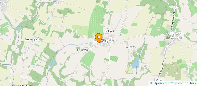 localisation de l'entreprise MADAME RUTH LINAKER  RAZAC-D'EYMET