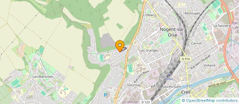 localisation de l'entreprise MADAME RUTH LOUEMBE SOSSILA  NOGENT-SUR-OISE