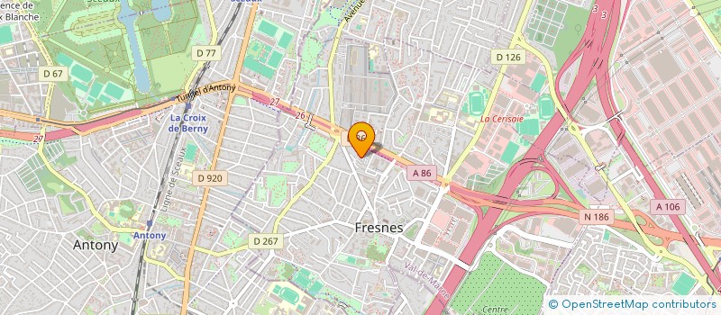 localisation de l'entreprise MADAME RUTH MABIALA-BODI  FRESNES