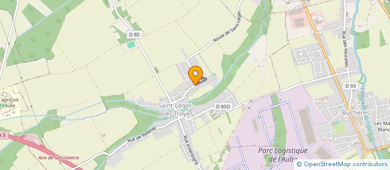 localisation de l'entreprise MADAME RUTH MARIA BLAU  SAINT-LEGER-PRES-TROYES