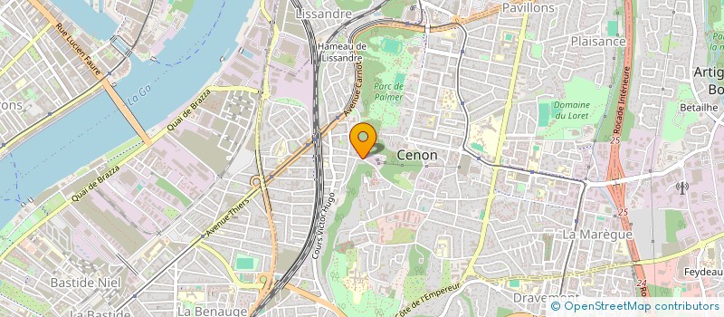 localisation de l'entreprise MADAME RUTH NGALLEY YONGUE  CENON