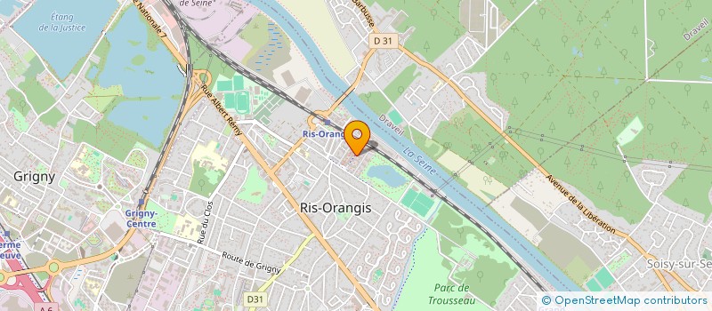 localisation de l'entreprise MADAME RUTH NZEZA BASUNGA  RIS-ORANGIS