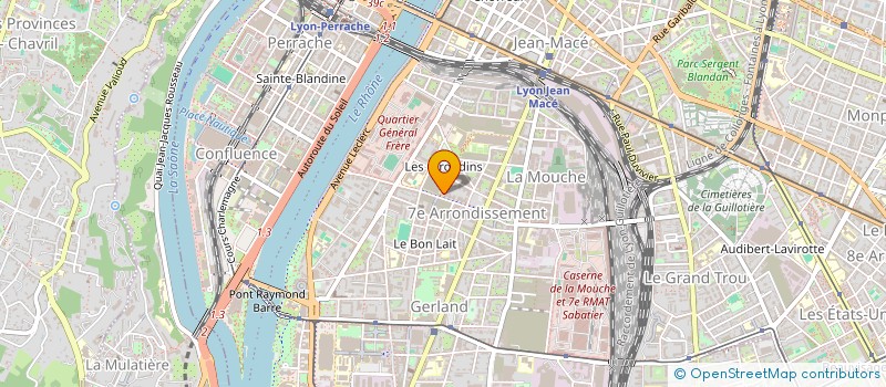 localisation de l'entreprise MADAME RUTH SALI DANDE  LYON