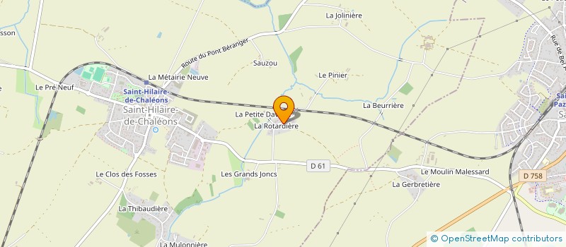 localisation de l'entreprise MADAME RUTH SCHMITT  SAINT-HILAIRE-DE-CHALEONS