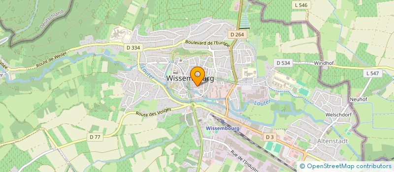 localisation de l'entreprise MADAME RUTH THOME  WISSEMBOURG