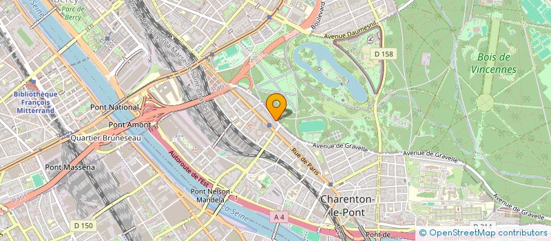 localisation de l'entreprise MADAME RUTH TORDJMAN  CHARENTON-LE-PONT