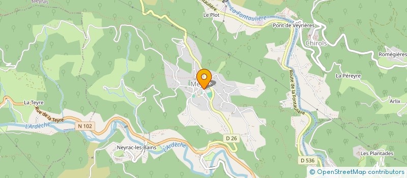 localisation de l'entreprise MADAME RUTH VOGRIG  CHIROLS