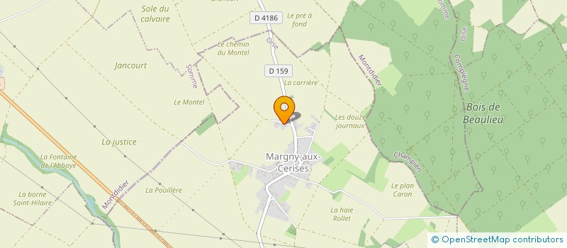 localisation de l'entreprise MADAME RUXANDRA DUMITRESCU à MARGNY-AUX-CERISES