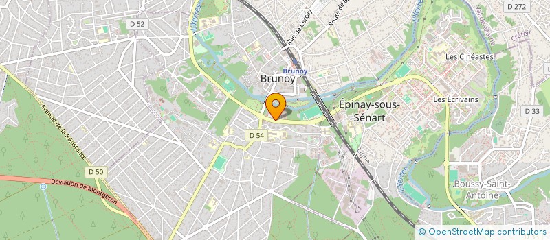 localisation de l'entreprise MADAME RUXANDRA MIHAILESEU à BRUNOY
