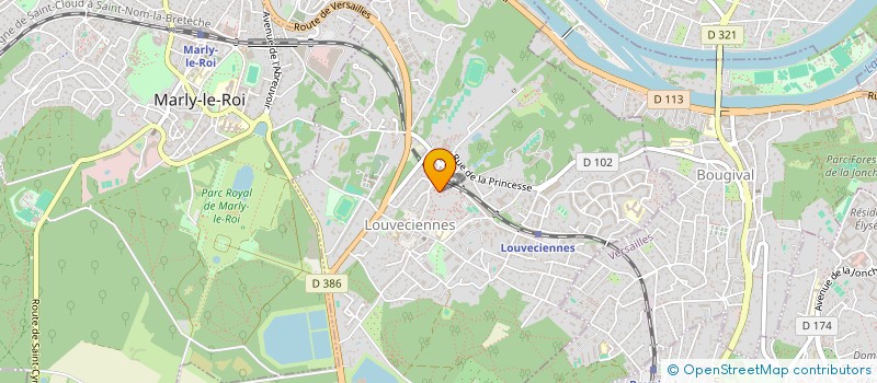 localisation de l'entreprise MADAME RUXANDRA STANILIE  LOUVECIENNES