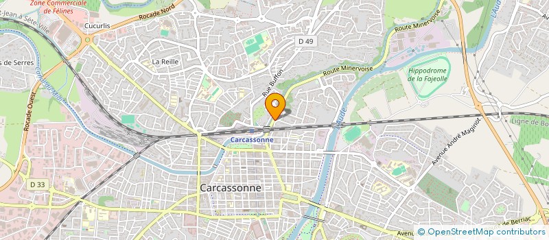 localisation de l'entreprise MADAME RUZANNA YENOKYAN  CARCASSONNE