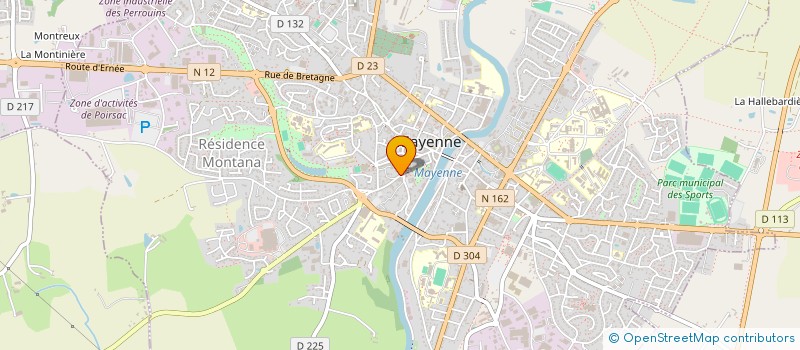 localisation de l'entreprise MADAME RWAIDA AYACHE  MAYENNE