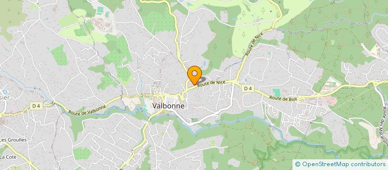 localisation de l'entreprise MADAME RYANA KARAKI  VALBONNE