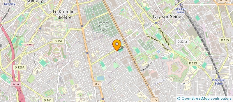 localisation de l'entreprise MADAME RYENNE ZRADNI  IVRY-SUR-SEINE