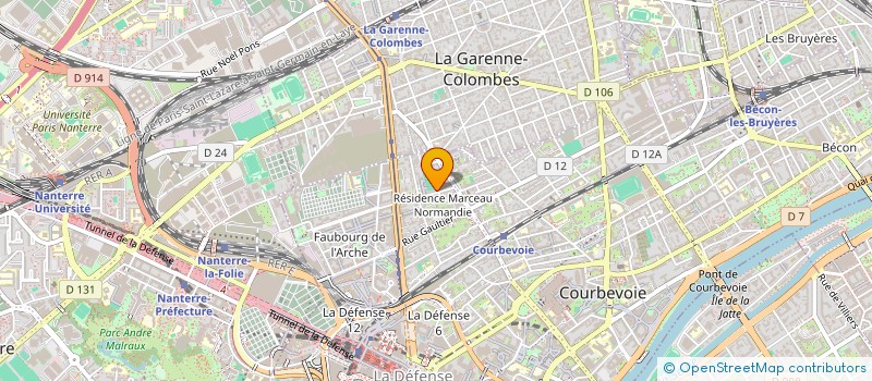 localisation de l'entreprise MADAME RYM EL BOUCHTAOUI à COURBEVOIE