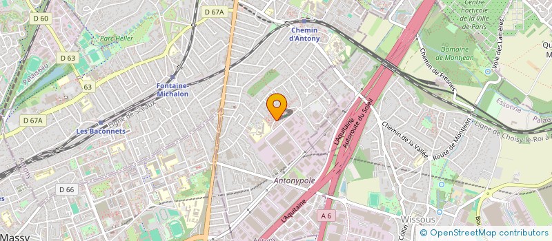 localisation de l'entreprise MADAME RYM JARDAK à ANTONY