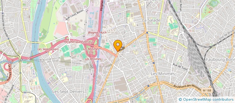 localisation de l'entreprise MADAME RYM REBIKA à TOULOUSE